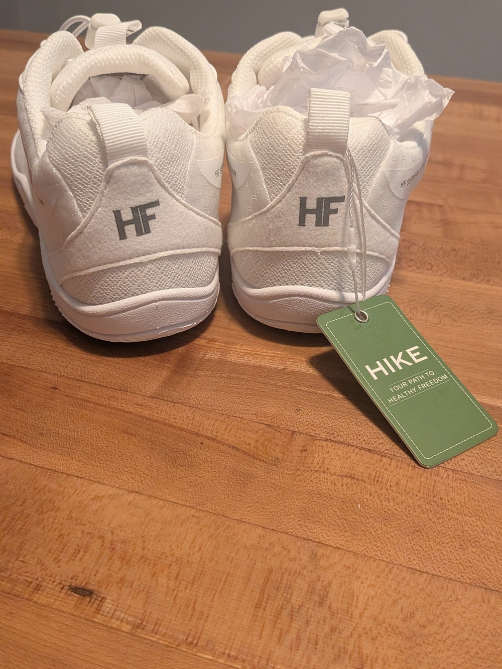 NWT Hike Footwear HF Series II Flow Barefoot Sneakers White/Pink Women's 13-13.5 - Picture 4 of 9